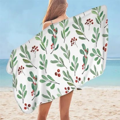 Vibrant Tropical Beach Towel - Image 2