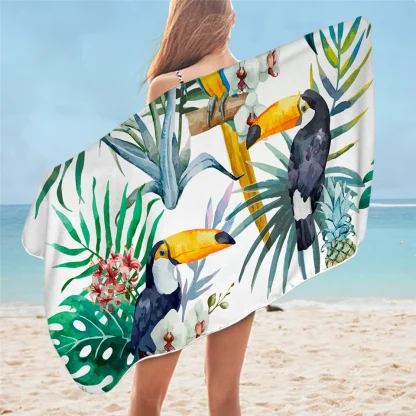 Vibrant Tropical Beach Towel - Image 5