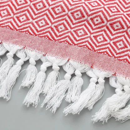 Chic Plaid Beach Towel - Image 7