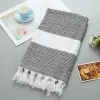 Chic Plaid Beach Towel - Image 4