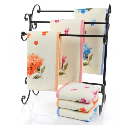 Floral Print Beach Towel - Image 4