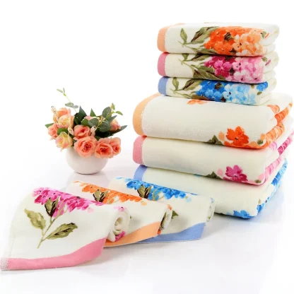 Floral Print Beach Towel - Image 2