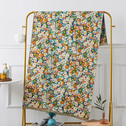 Thick Floral Bath Beach Towel