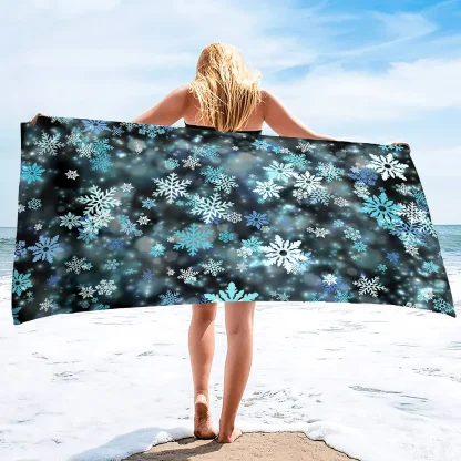 Tropical Paradise Art Beach Towel - Image 6