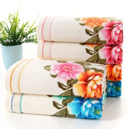 Stylish Bathroom Beach Towel - Image 2