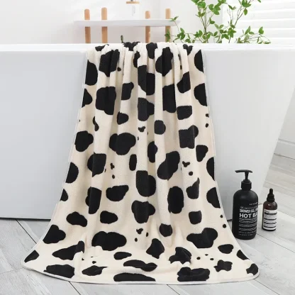 Coral Plush Beach Towel