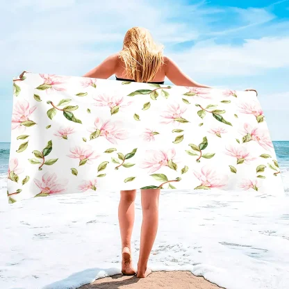 Elegant Rose Beach Towel