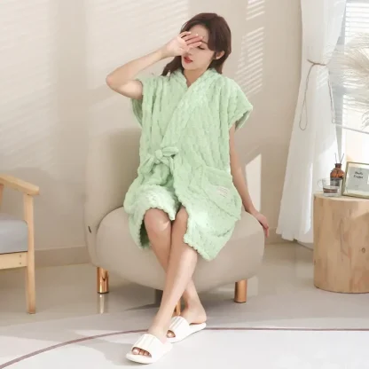 Bathrobe Style Beach Towel - Image 2