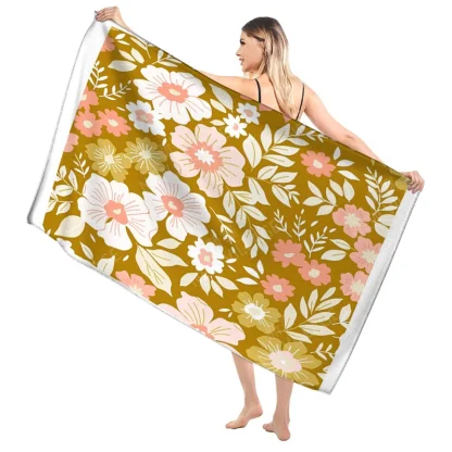 Elegant Patterned Beach Towel - Image 4