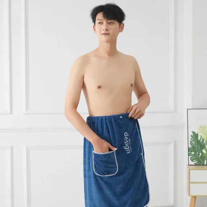 Pocketed Bath Beach Towel - Image 4