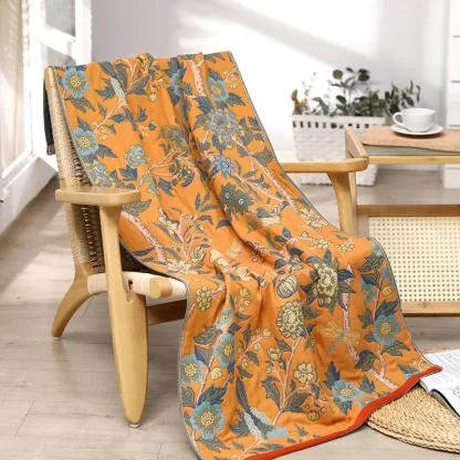 Hibiscus Floral Beach Towel - Image 3