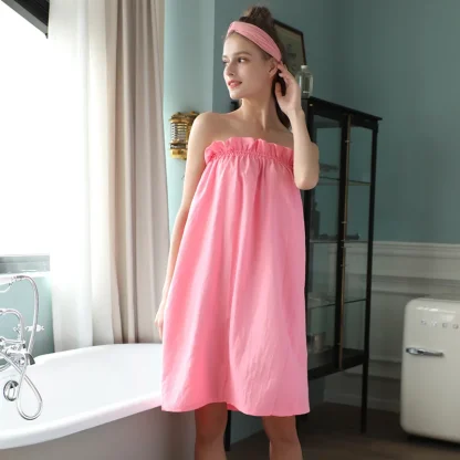 Bathrobe Skirt Beach Towel - Image 4