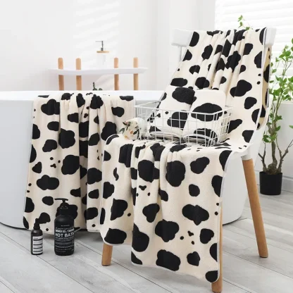 Coral Plush Beach Towel - Image 2