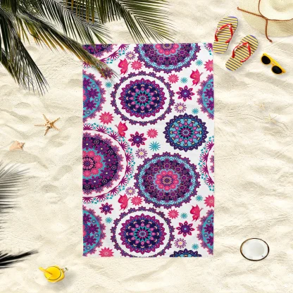 Colorful Bath Beach Towel - Image 4
