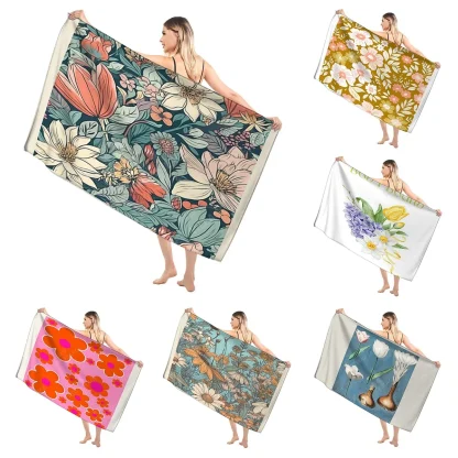 Elegant Patterned Beach Towel - Image 6
