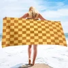 Modern Checkered Beach Towel - Image 7