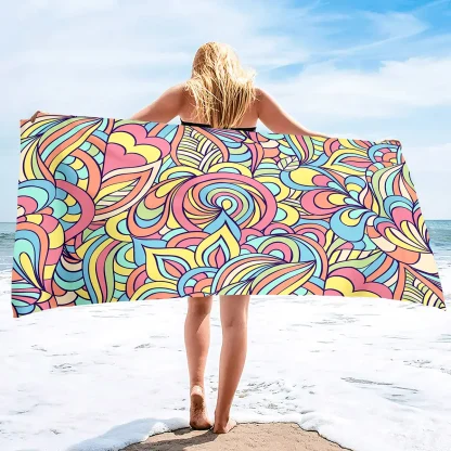 Decorative Paisley Beach Towel - Image 5
