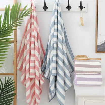 Striped Travel Beach Towel - Image 3
