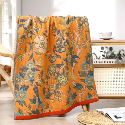 Hibiscus Floral Beach Towel - Image 2