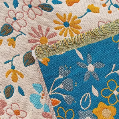 Thick Floral Bath Beach Towel - Image 4