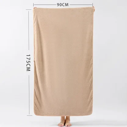 Fashionable Grid Beach Towel - Image 7