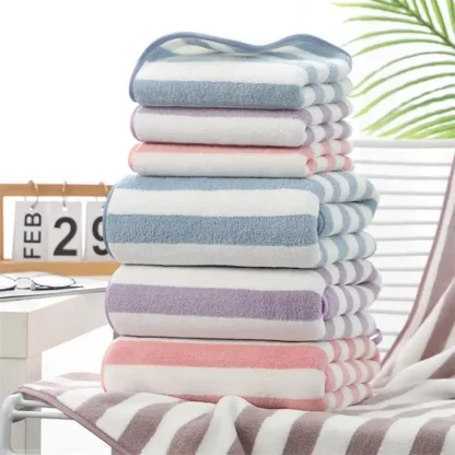 Striped Travel Beach Towel - Image 4
