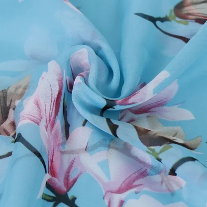 Floral Printed Beach Towel - Image 7