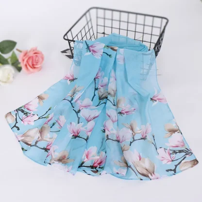 Floral Printed Beach Towel - Image 3