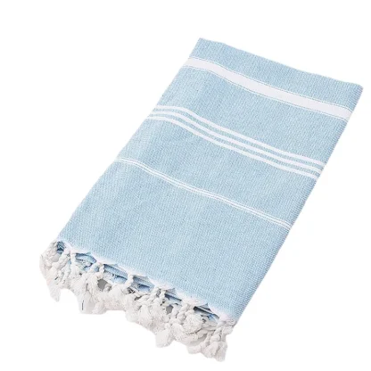 Poolside Striped Beach Towel