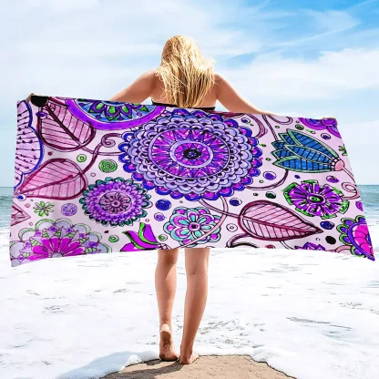 Decorative Paisley Beach Towel - Image 4