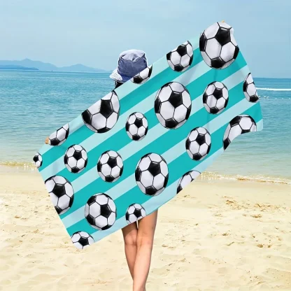 Durable Soccer Beach Towel