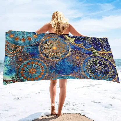 Decorative Paisley Beach Towel