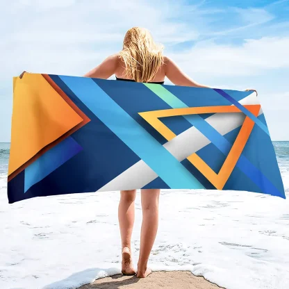 Tropical Paradise Art Beach Towel - Image 2