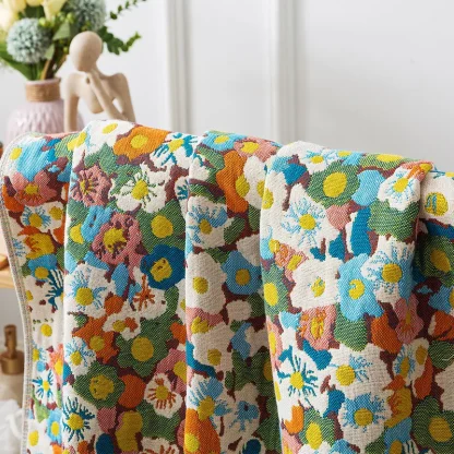 Thick Floral Bath Beach Towel - Image 2
