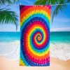 Colorful Swirl Beach Towel - Image 3