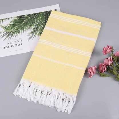 Poolside Striped Beach Towel - Image 3