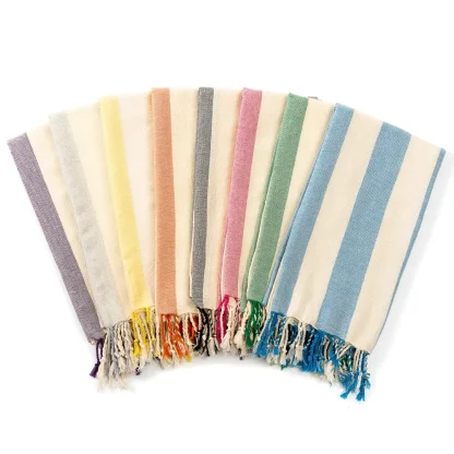 Elegant Striped Beach Towel - Image 6