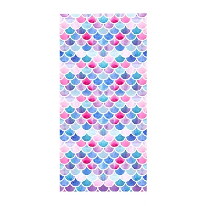 Fish Scale Pattern Beach Towel - Image 6