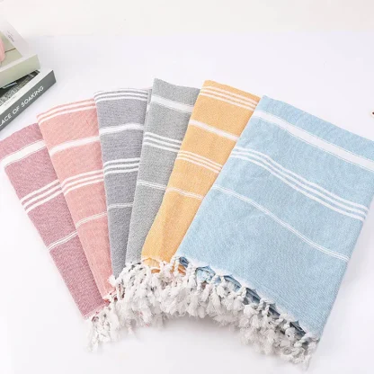 Poolside Striped Beach Towel - Image 5